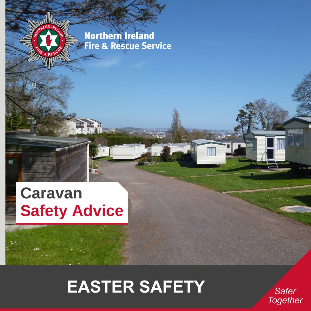 Heading to your caravan this Easter? Follow our fire safety tips: 📞Make a fire escape plan 🚨Fit a smoke alarm & carbon monoxide detector 🧯Buy a fire extinguisher & a fire blanket 🚭Smoke outside ❌Turn gas off when not in use Read more👉nifrs.org/home/staying-s…