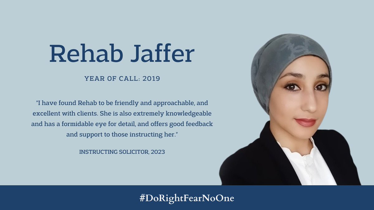 gardencourtlaw's tweet photo. 📣TODAY our @Rehab_Jaffer appeared in the Court of Appeal representing a respondent father in care proceedings.

She was instructed by Soulla Kokkinos of @SternbergReed.

Read more about Rehab's #FamilyLaw practice here ▶️https://t.co/2JKzelzipM https://t.co/UoEpULG89W