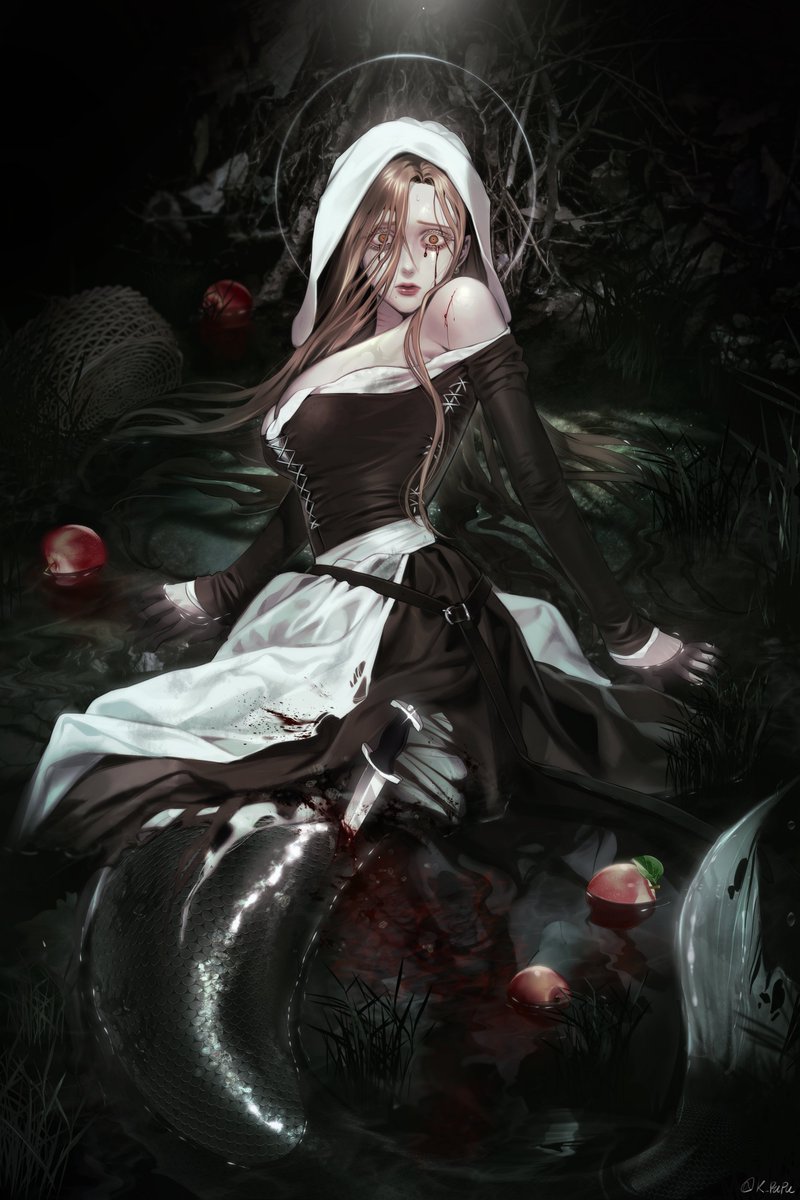 How to kill a mermaid 
🧜‍♀️🔪🍎