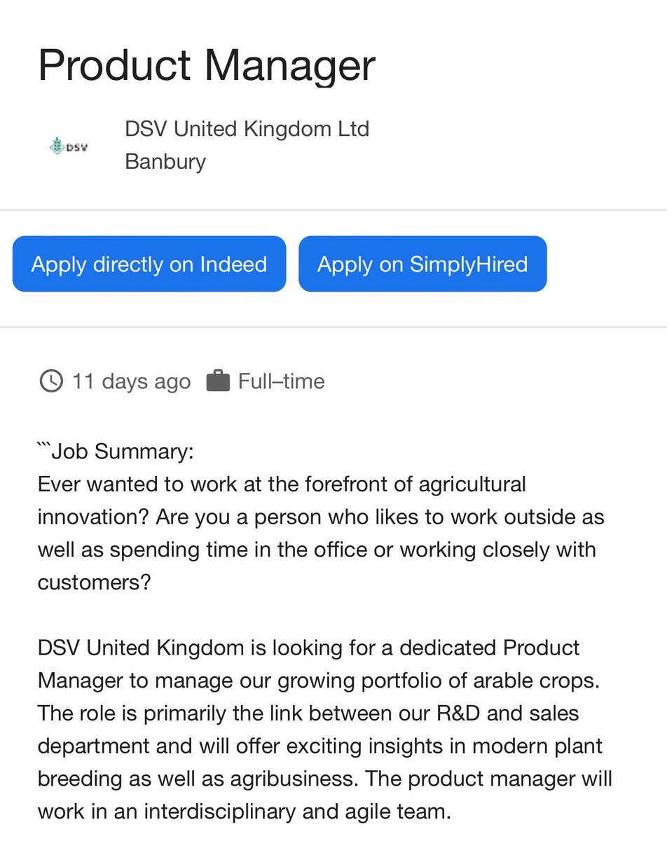 We are recruiting for a Product Manager Join our enthusiastic and vibrant team : g.co/kgs/4VkzqRt