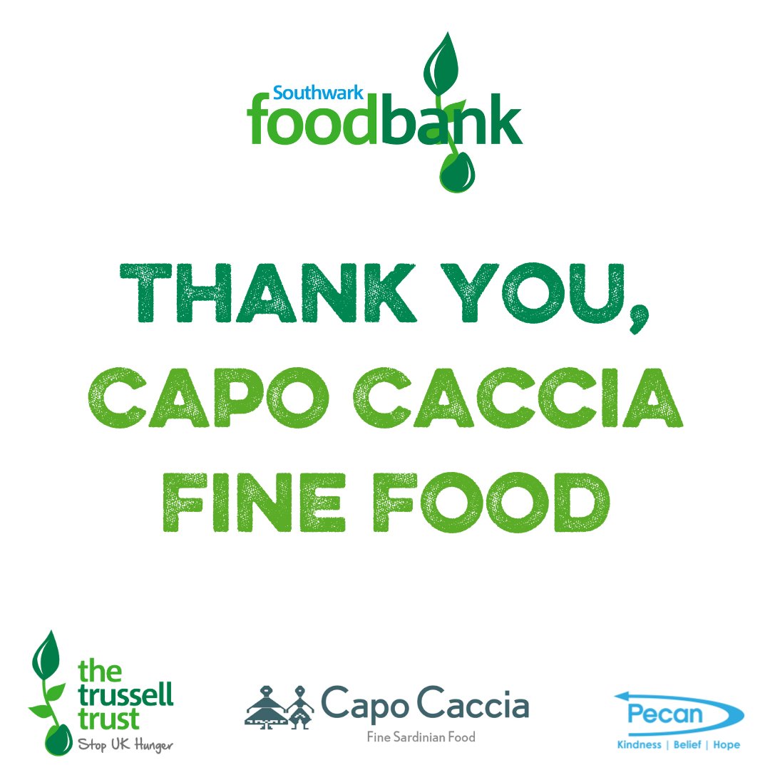 🌟Big shoutout to @Capocacciafinef for their incredible generosity! 🌟Thanks to their donation of 14kg of food, we're able to make a huge difference for families in need at Southwark Foodbank. Together, we're fighting hunger and spreading hope. #SouthwarkFoodbank #Pecan35