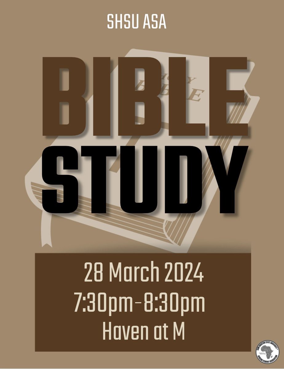 Join us for bible study this Thursday at 7:30 ! DM our page for the apartment number 🙏🏽