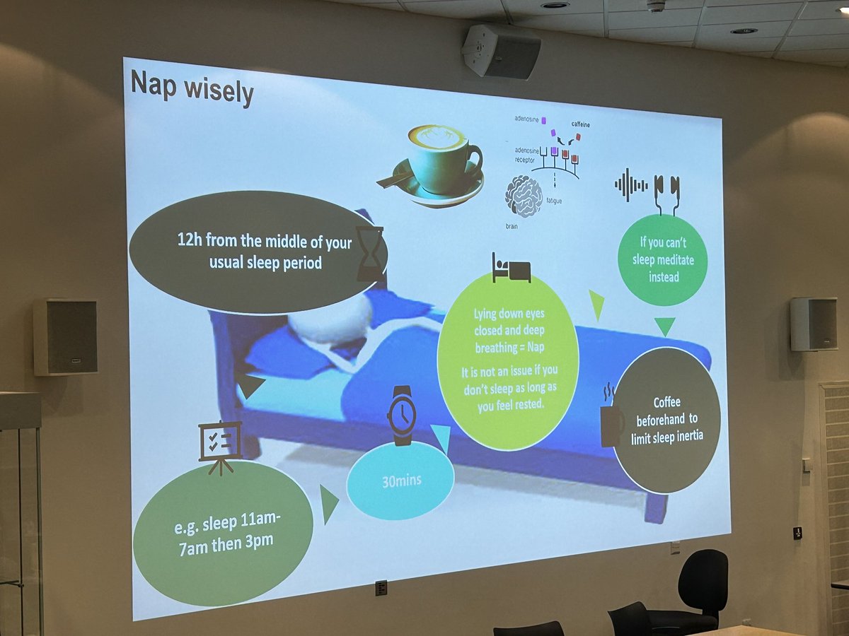 Great talk on sleep and nutrition on athletes at the #NSScottish24 conference