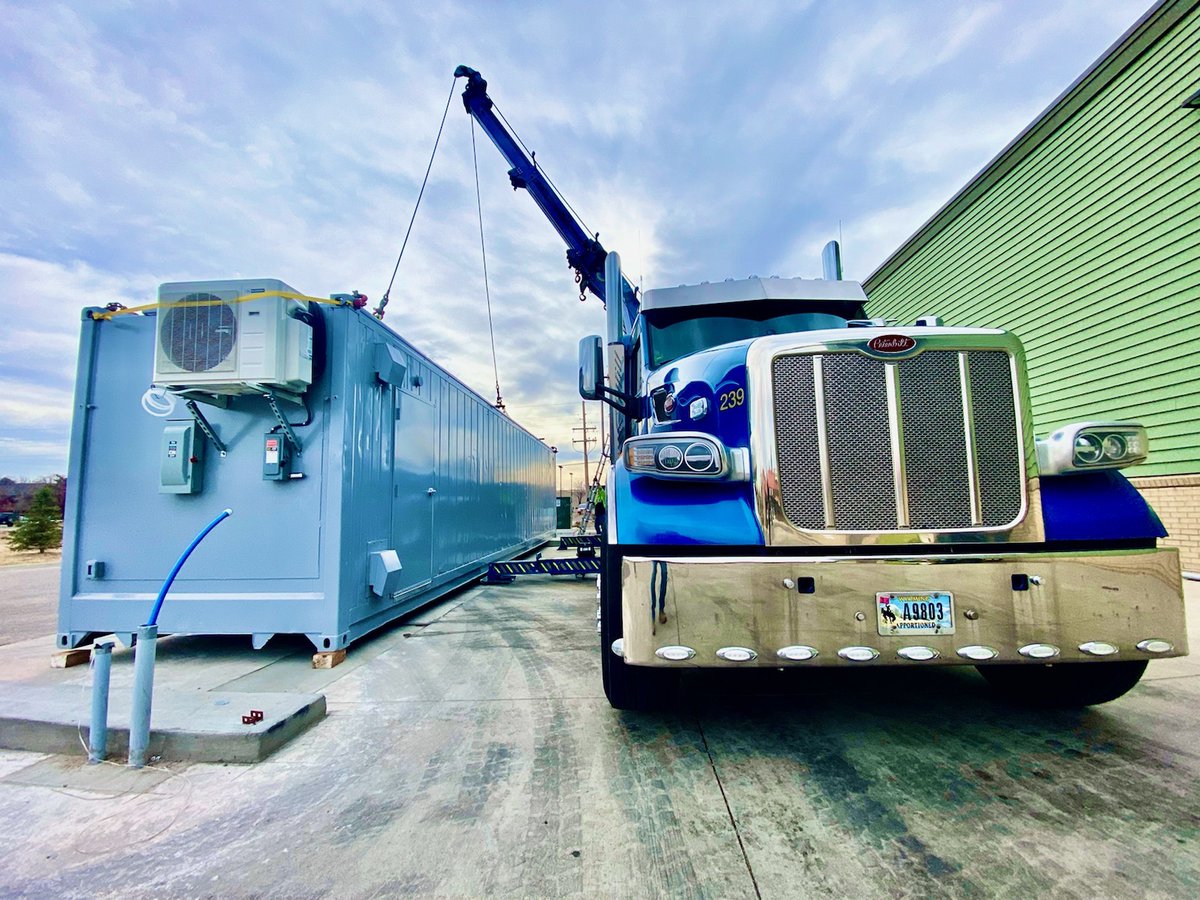 We deliver our container farms wherever they need to go