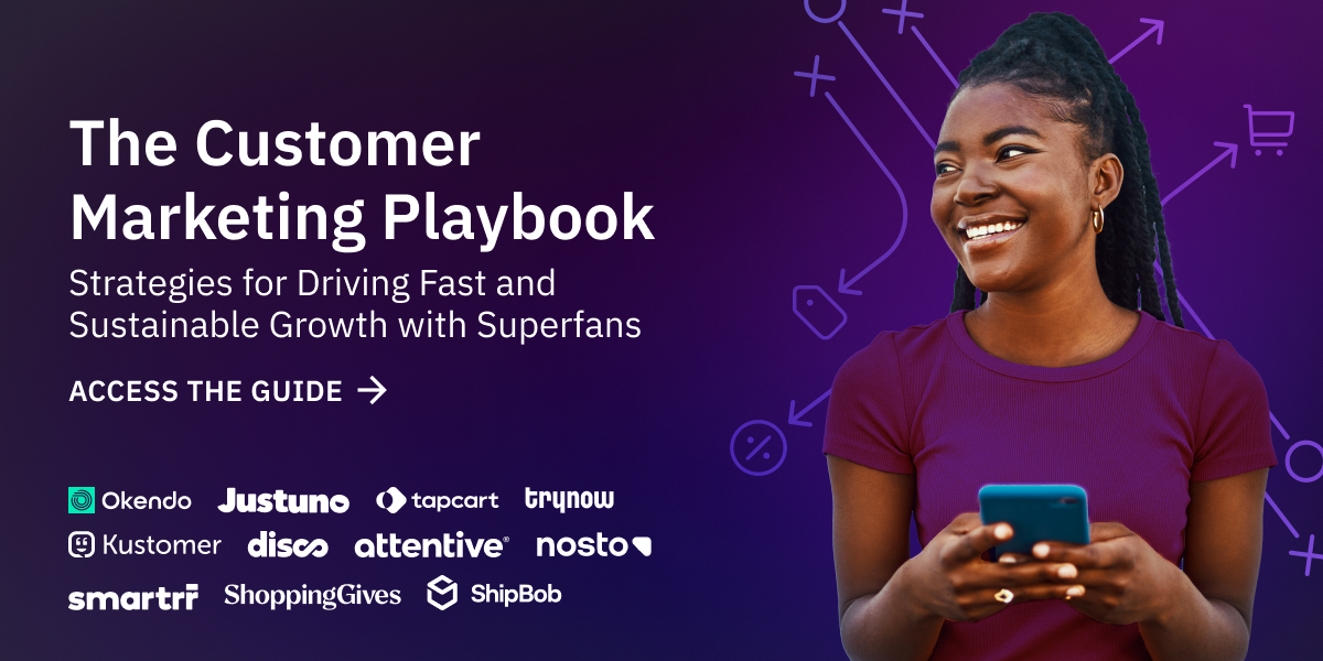We partnered with @getokendo and other Shopify experts to create a playbook focusing on creating &amp; leveraging the power of your Superfans in 2024. Learn how to drive loyalty with impact-driven marketing, increase engagement with customer marketing, &amp; more! bit.ly/3Q0E0oL