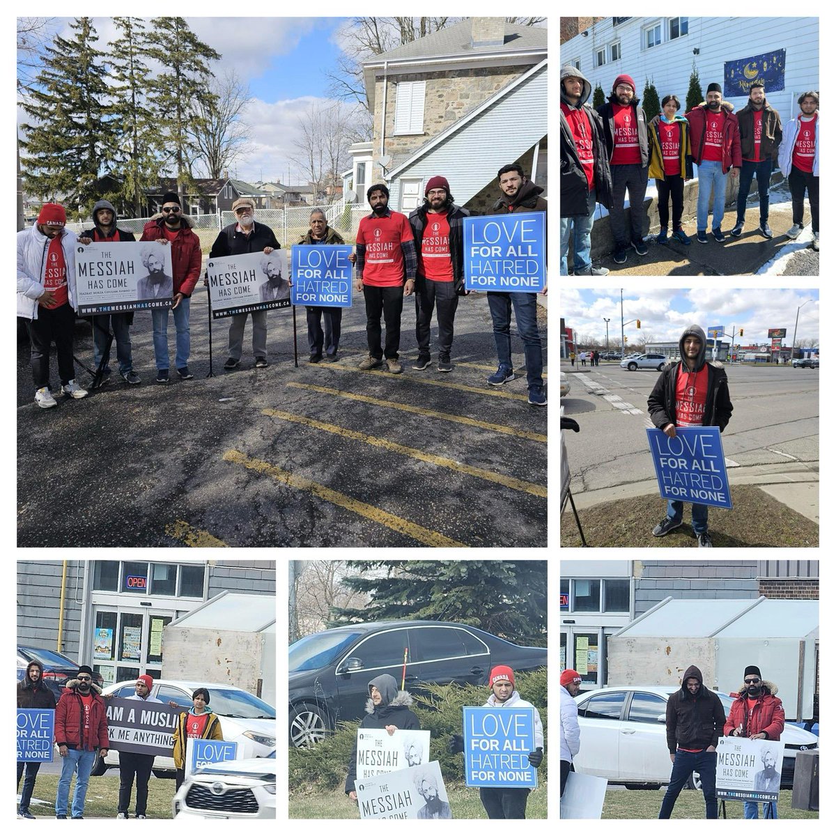 Our Muslim Youth from Brantford, ON chapter of @AMYACanada spent the day in their hometown conveying the message that the long-awaited 𝐌𝐄𝐒𝐒𝐈𝐀𝐇 𝐇𝐀𝐒 𝐂𝐎𝐌𝐄 on March 23, 2024 For more information, please visit: themessiahhascome.ca #MessiahHasCome #Brantford