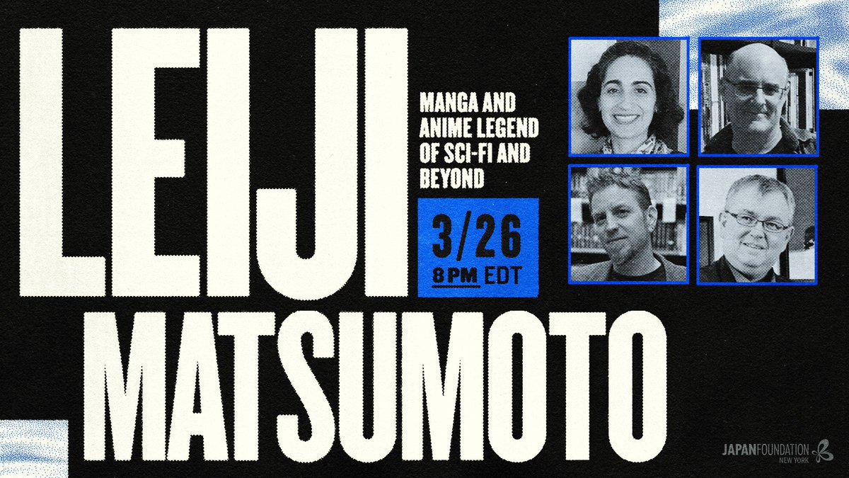 Tonight!! 🎉🎉🎉 8 pm ET/ 5 pm PT @ YouTube: youtube.com/live/haK3sNAjR… Join our FREE online session & listen in as manga & anime experts explore the world of Leiji Matsumoto & his global impact on anime fandom.