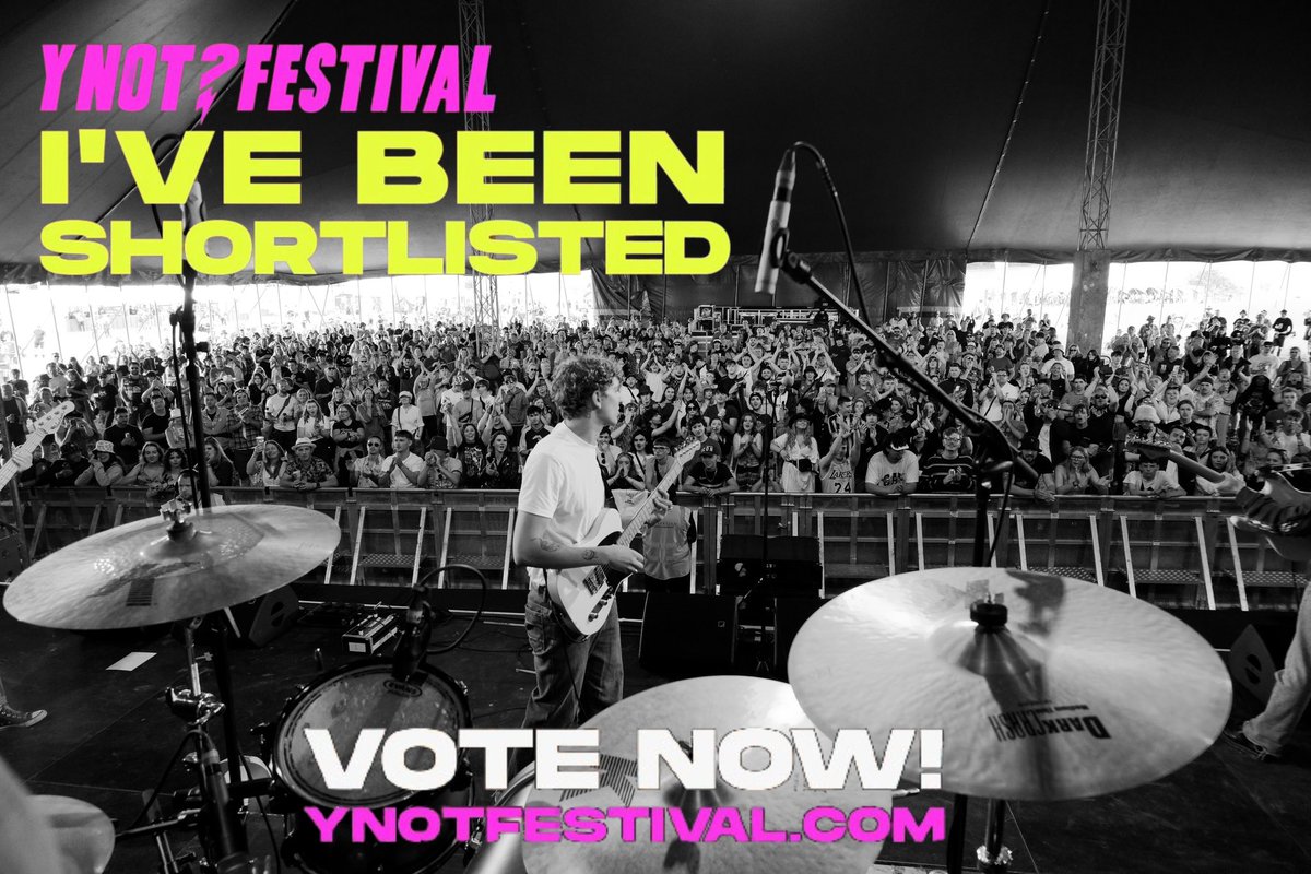 VOTE FOR ME TO PLAY @ynotfestival HERE: ynotfestival.com/band-app-vote/ please and thankyou xx
