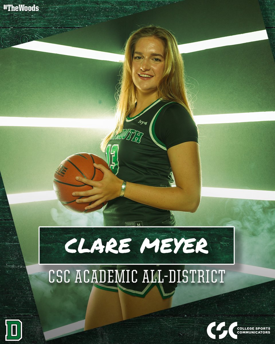 Congratulations to Mia Curtis and Clare Meyer on their CSC Academic All-District honors! 🔗: dartsports.co/3xjyuXr | #GoBigGreen
