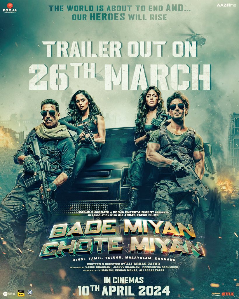 _SilverSkrolls's tweet photo. Finally after watching the #BMCMTrailer i can only say it's looking like a routine action stuff, nothing much to exaggerate nor any wow moments or dialogues. I had vouched for Akshay sir faadu screen presence, sadly that doesn't happen. 😔
.
#AkshayKumar #TigerShroff #Review https://t.co/Wiz5zZU57A