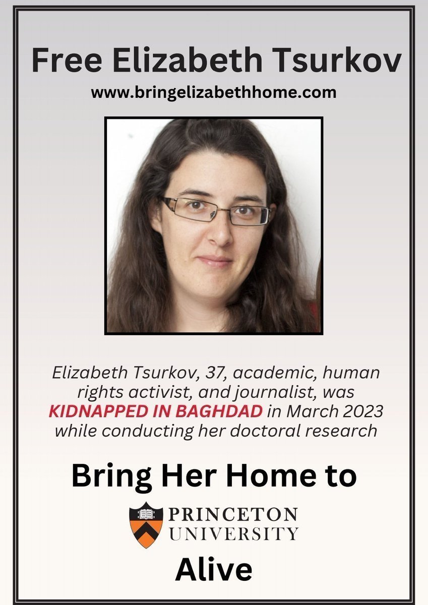 Appreciate @AlanBrownSNP signing onto EDM 538 regarding the kidnapping of my friend Elizabeth Tsurkov who is being held hostage in Iraq by Kata'ib Hezbollah. Thank you for joining calls to #BringElizabethHome and demanding robust action to secure her release!