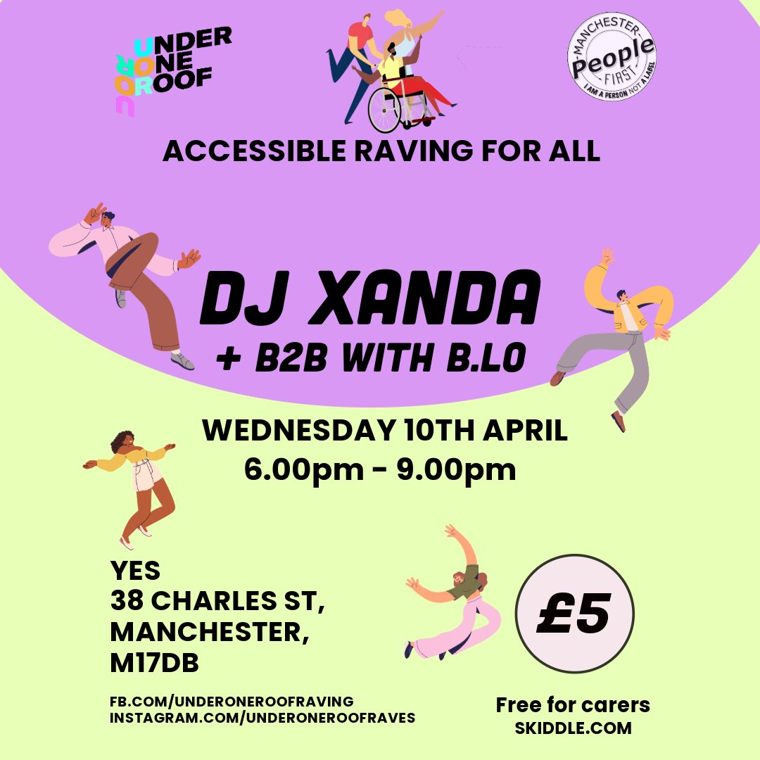 Our next party at <a href="/yes_mcr/">YES</a> with <a href="/firstmcr/">mcr people first</a>  is not long away! We're really excited to welcome DJ Xanda back for a special all-night-long, he'll be joined for the final hour for a B2B with b.lo  🌟 Tickets are moving quickly, so grab yours @skiddleuk  skiddle.com/e/38140649