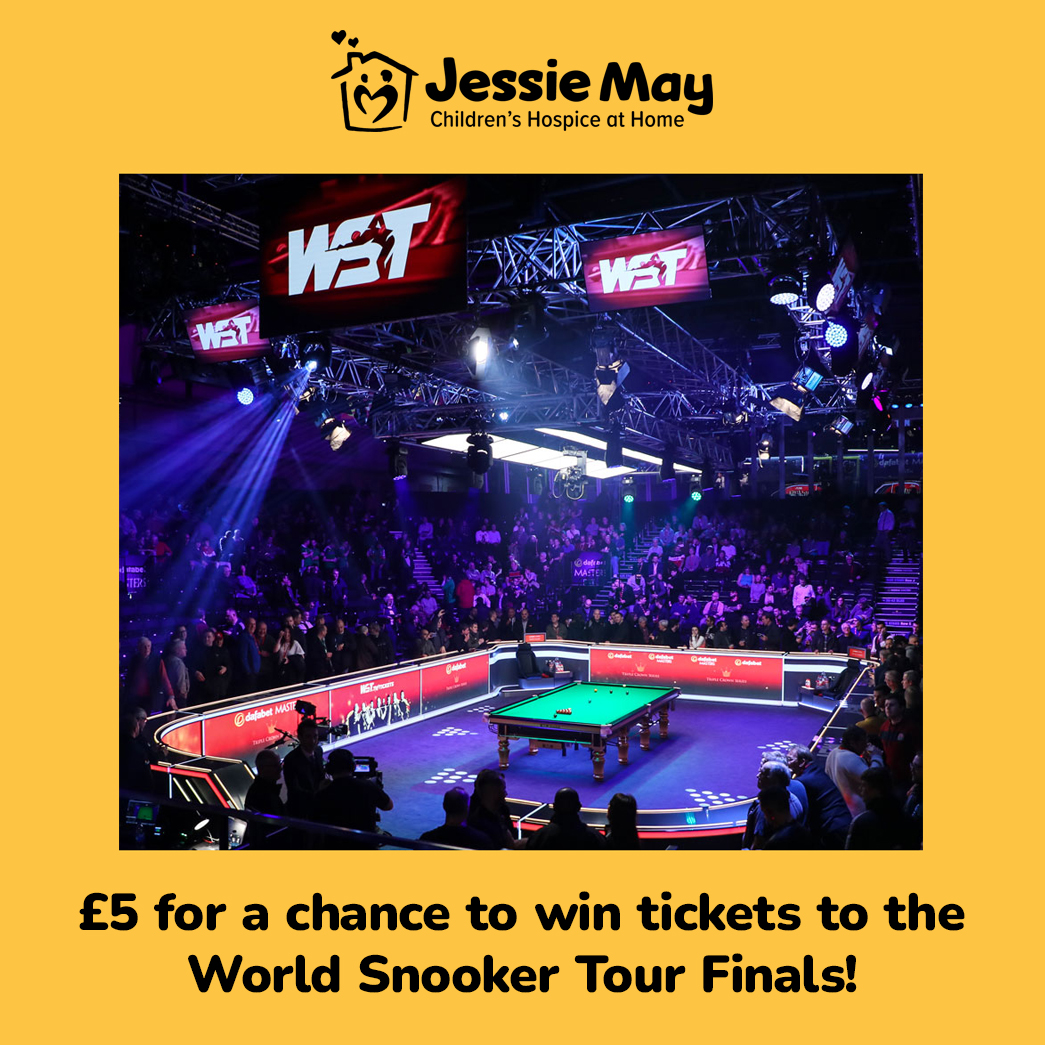 ✨The Snooker Tour Raffle! ✨ £5 for a chance to win 2 tickets to the finals - Sunday 5th May and Monday 6th May 2024 A backstage tour at The Crucible A radio package A program 1 nights’ accommodation on Sunday 5th May It's a no brainer! uk.givergy.com/WSTandJessieMa… #wst