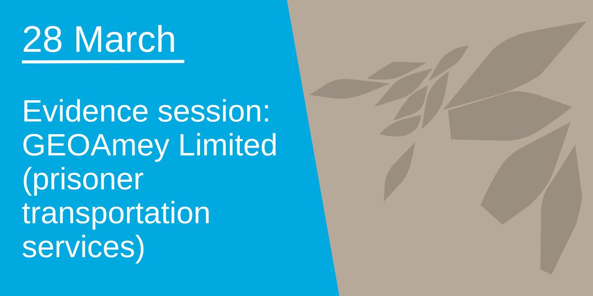 On Thursday we'll take evidence from GEOAmey Limited, following the 2022/23 audit of the Scottish Prison Service. We'll also hear from @scotgov Net Zero Director-General on @AuditorGenScot 'Decarbonising heat in homes' report. Watch live from 9am: ow.ly/Qmni50R1X1f