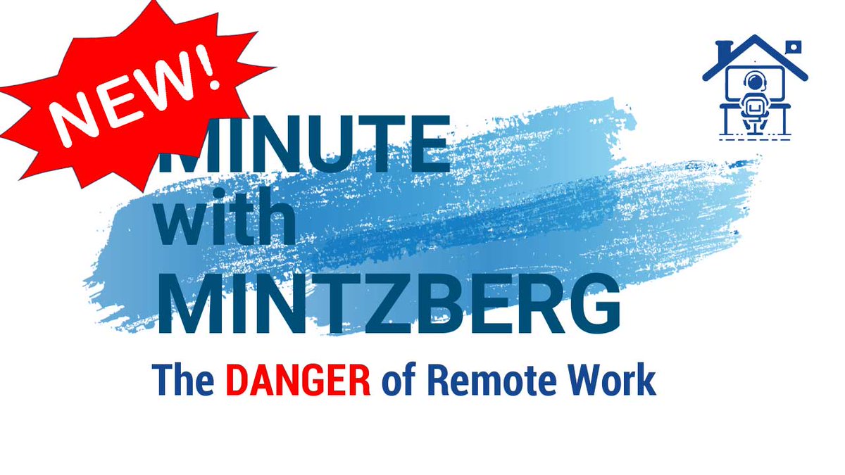 The serendipity comes from meeting people at the coffee machine. NEW #video #MwM 38: The Dangers of Remote Work >>>>>> youtu.be/Jz1FRKSpUZA <<<<<< This is an excerpt from the 'Conversation with Henry Mintzberg' at BERENSCHOT. Minutes with Mintzberg produced by @CLCTVR