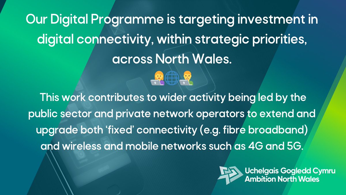 📡 Info for businesses – digital initiatives! Find out about major public sector led initiatives, which could be of benefit to your business or community here 👉 ambitionnorth.wales/regional-worki… @BusinessWalesN @FSB_Wales @_businesswales @WalesBusiness @insiderwales @ChamberWCNW