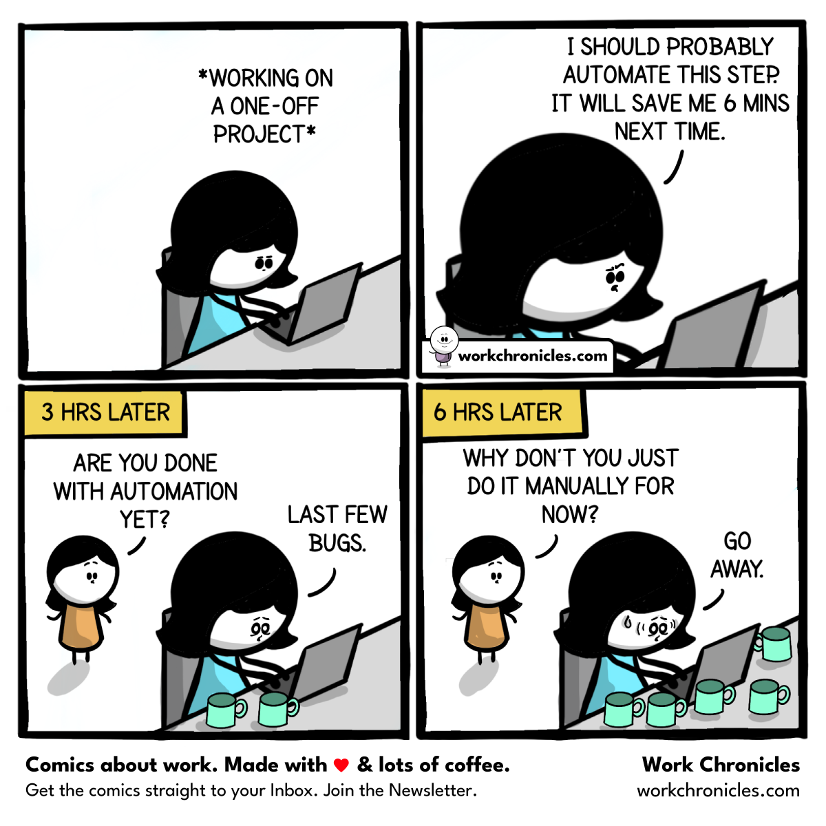 _workchronicles's tweet image. Automate all the things!