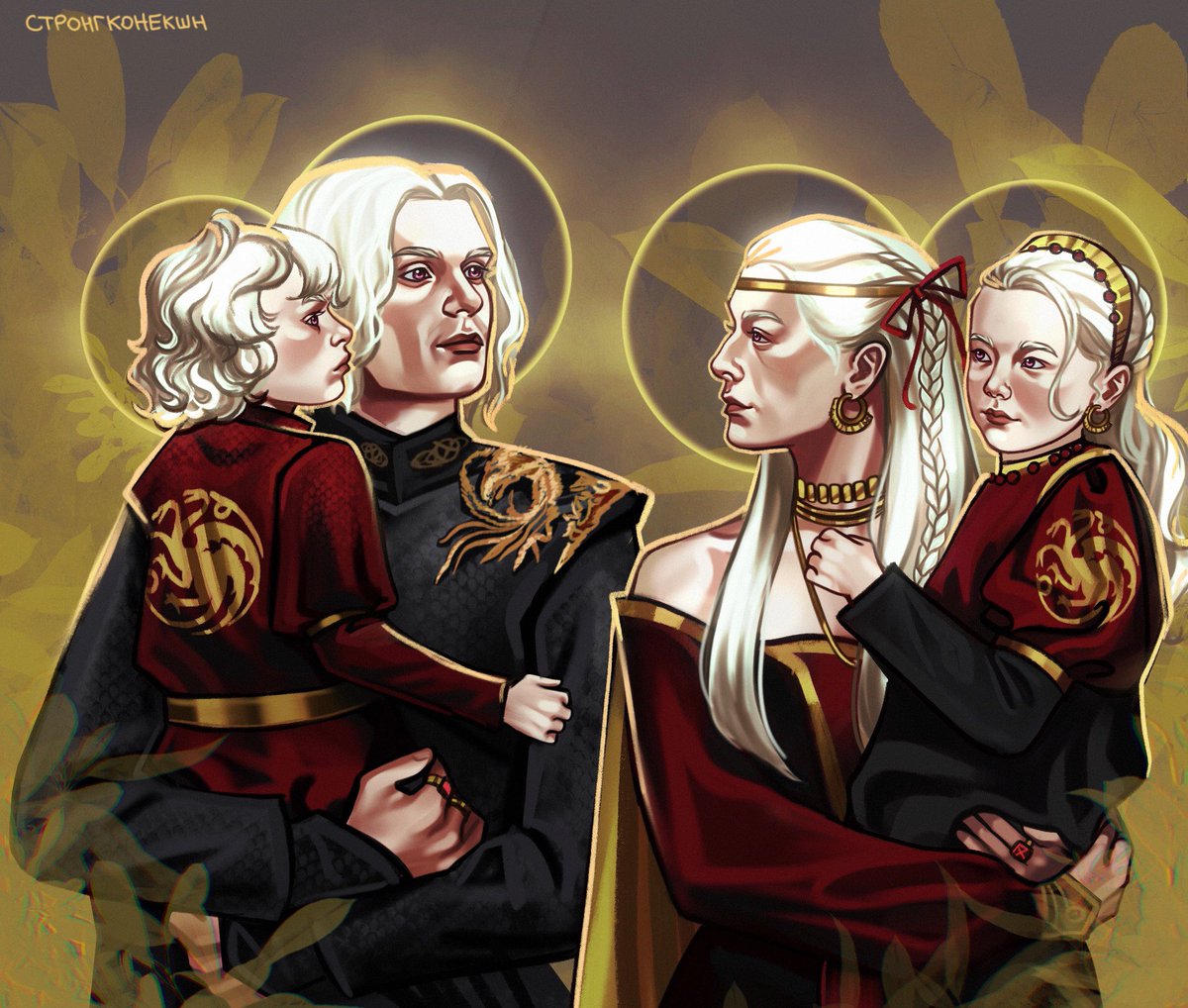 Imagine that instead of the dance of dragons Aegon and Rhaenyra get married and live a happy life with their babies Visenya and Daeron. 
Visenya kicked Daeron mercilessly and he's angry

#HouseOfTheDragon #RhaenyraTargaryen
#AegonTargaryen #Rhaegon