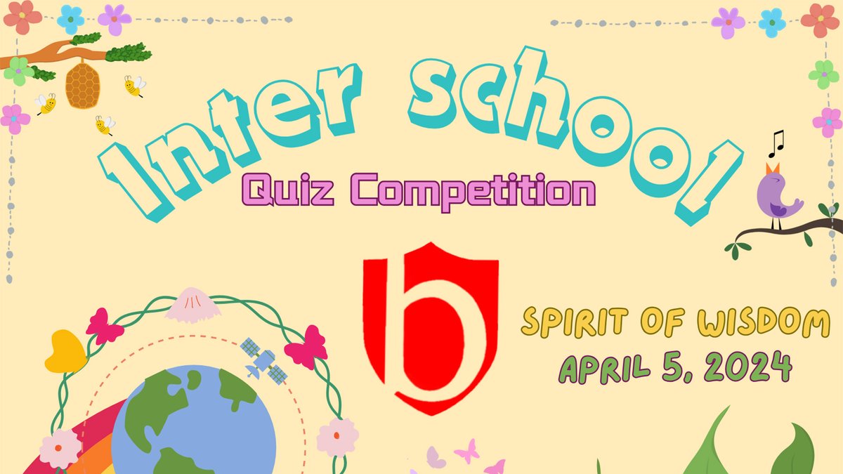 BondBondAcademy's tweet photo. April 5 @ Bond: THE HUNT FOR THE SMARTEST YOUNG MINDS

Bond Academy is organizing the Third Edition of the Inter School Quiz competition, SPIRIT OF WISDOM III, in association with Moderators from University of Toronto, which will be a fusion of Imagination, Intelligence &amp; Speed. https://t.co/1uiLf41e45