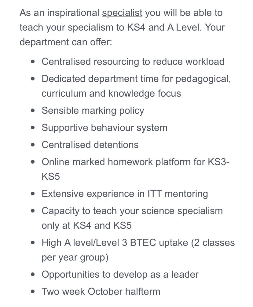 tes.com/jobs/employer/…

We are hiring! Come and join our successful department🧪🧬  Progress made in Science is the top 2% nationally 🌟 We welcome applications from ECTs as well as experienced teachers