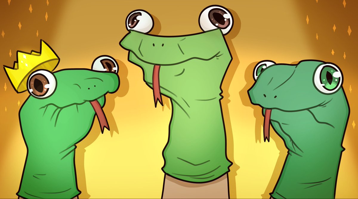 charlottebmakes's tweet image. Sock snek family! 🐍🐍

#snek #sockpuppet #art