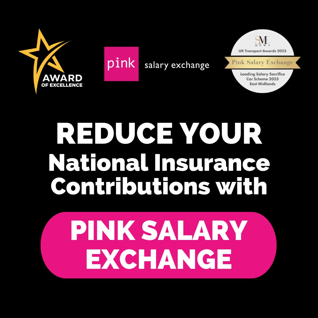 Switch to #PinkSalaryExchange and SAVE on your company's #NationalInsurance contributions! 💷 Visit our website or get in touch to get started today. 🌐 bit.ly/3mb71zC 📞 0116 2488 148 📧 enquiries@pinksalaryexchange.co.uk #EVSalarySacrifice