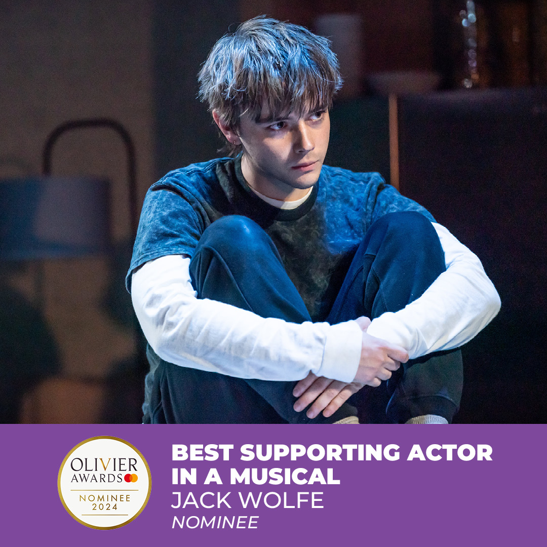 Feeling like he'll live forever! Our Gabe, @JackTWolfe, is nominated for Best Supporting Actor in a Musical at this year's @OlivierAwards. ❤️‍🩹