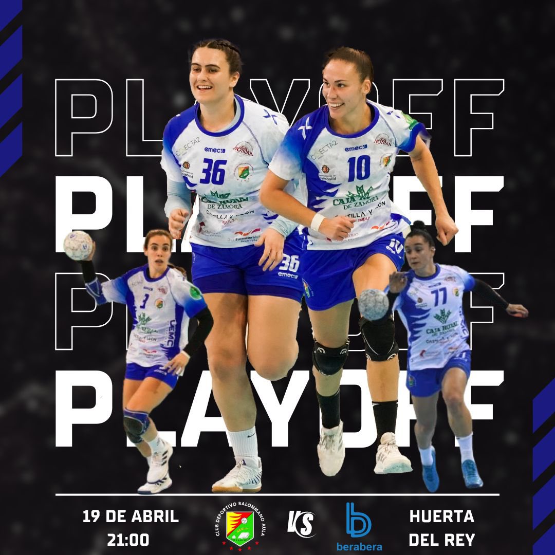 🎯¡Ya tenemos horario para los playoffs! 🏆1/4 🗓️ Viernes 19 de abril 🕒 21:00 horas 🏟️ Huerta del Rey 🤾🏽‍♀️ @BalonmaBeraBera 📺 Teledeporte