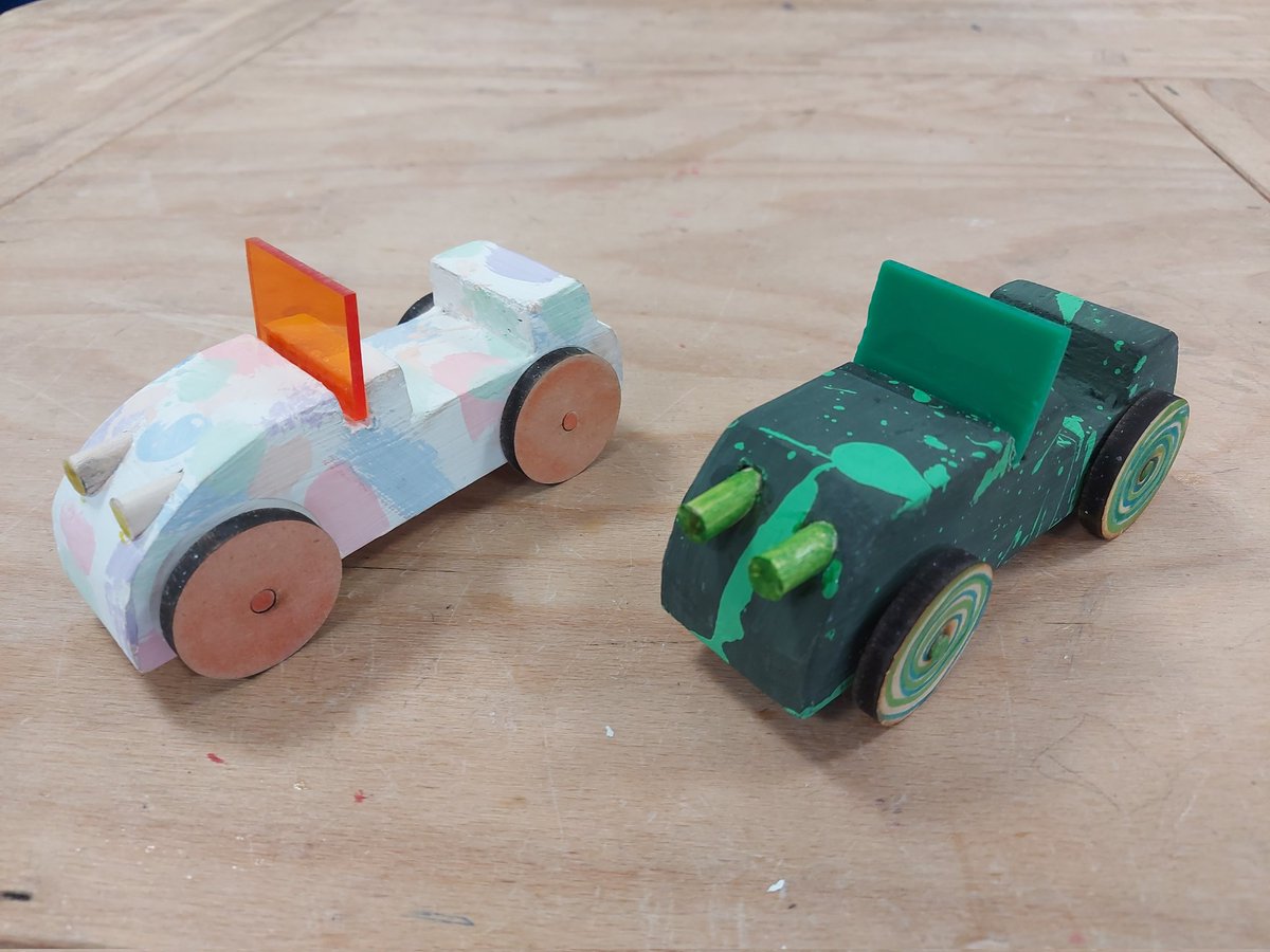 🌟        🌟       🌟

Congrats to class 1.3 pupils Heidi, for manufacturing the fastest car (right) and Lucia, who was voted the best designed car (left)!  Both enjoyed some Easter chocolates, with Heidi now having the chance to race for the fastest car in S1!