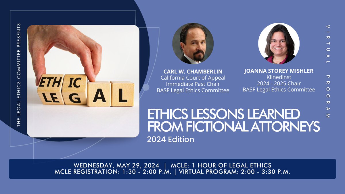 Get ready for the 2024 edition where we dissect fictional lawyers' mishandling of legal ethics dilemmas on screen. We'll explore their missteps and successes, diving into the professional conduct duties owed to clients. 📺 bit.ly/3PEDht4