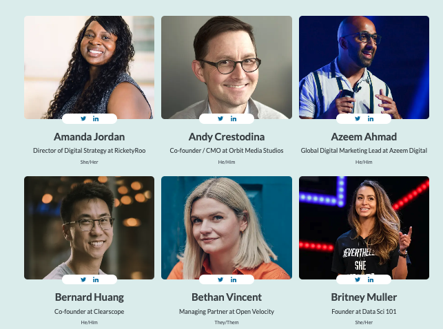 The #MozCon lineup is looking 🔥

Looking forward to seeing all my SEO friends in Seattle

If you're even thinking about making the trip, early bird pricing still available for a short time: moz.com/mozcon