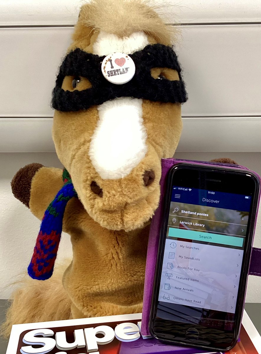 Have you tried out our new app? Download Spydus Mobile to browse, reserve, renew or to check your library account. This is one of the goodies in our new 'system'. If anything weird has been happening with your account... that might also be The System.😃 shetland.spydus.co.uk