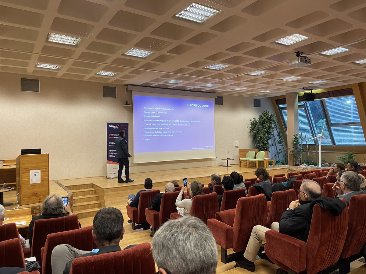 sdecreme's tweet photo. Assemblé général 2024 de @TelecomValley ce soir https://t.co/MEWoMDPiBa