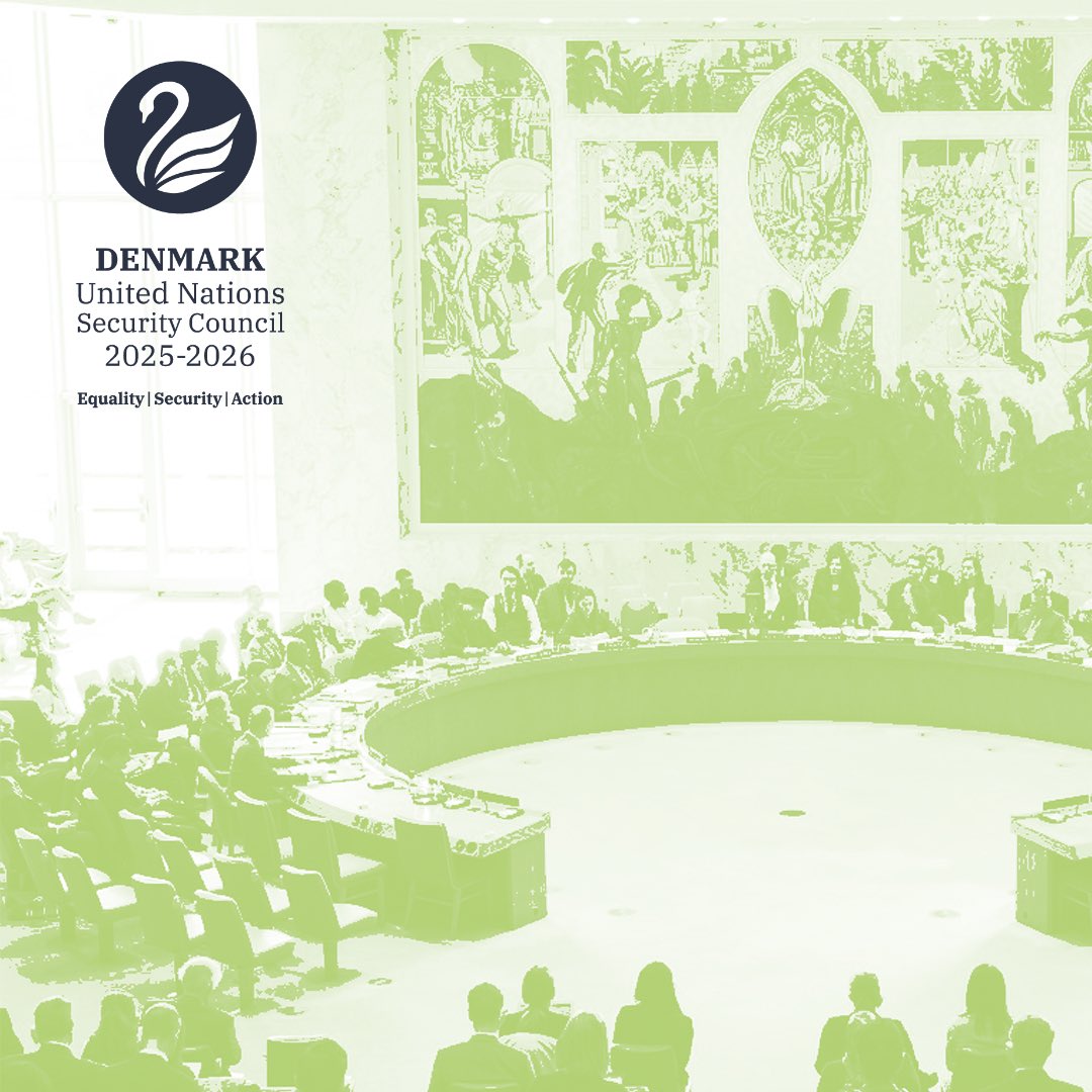 The 🇺🇳 UNSC is essential to maintaining international peace and security. If elected, 🇩🇰 will Stand up for International Law, including International Humanitarian Law, and Push for a more Accountable, Effective and Representative #UNSC #DK4UNSC #EqualitySecurityAction