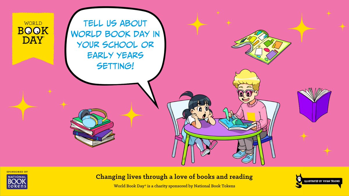 If you coordinate World Book Day in your school or early years setting, tell us about your experiences in our short surveys: Early years settings: bit.ly/43zc0Oi Primary: bit.ly/49aGZS3 Secondary: bit.ly/3TCmrMD