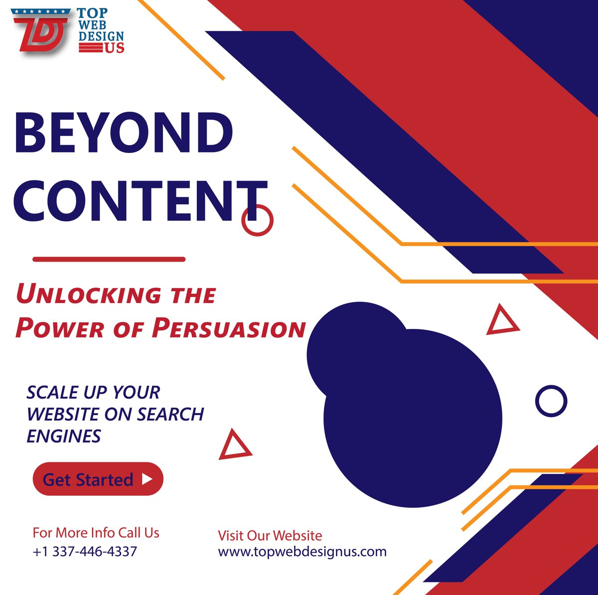 TopWebDesignUS's tweet image. 𝐒𝐜𝐚𝐥𝐞 𝐔𝐩 𝐘𝐨𝐮𝐫 𝐖𝐞𝐛𝐬𝐢𝐭𝐞 𝐨𝐧 𝐒𝐞𝐚𝐫𝐜𝐡 𝐄𝐧𝐠𝐢𝐧𝐞𝐬 𝐰𝐢𝐭𝐡 𝐓𝐨𝐩 𝐖𝐞𝐛 𝐃𝐞𝐬𝐢𝐠𝐧 𝐔𝐒

At Top Web Design US, we specialize in crafting websites that not only look great but also persuade visitors to take action.

#TopWebDesignUS #SEO #DigitalMarketing