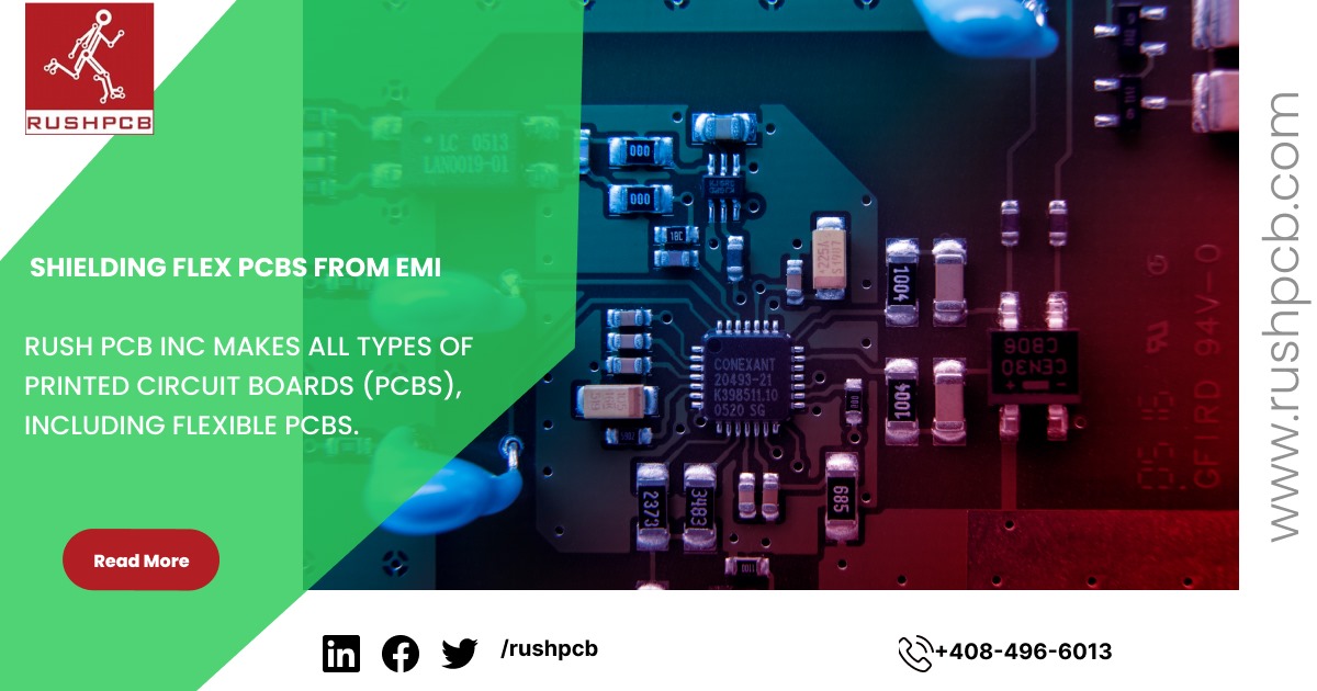 SHIELDING FLEX PCBS FROM EMI bit.ly/43oktDX #RPCB #blog #pcba #pcbdesign #pcbassembly #pcbboards