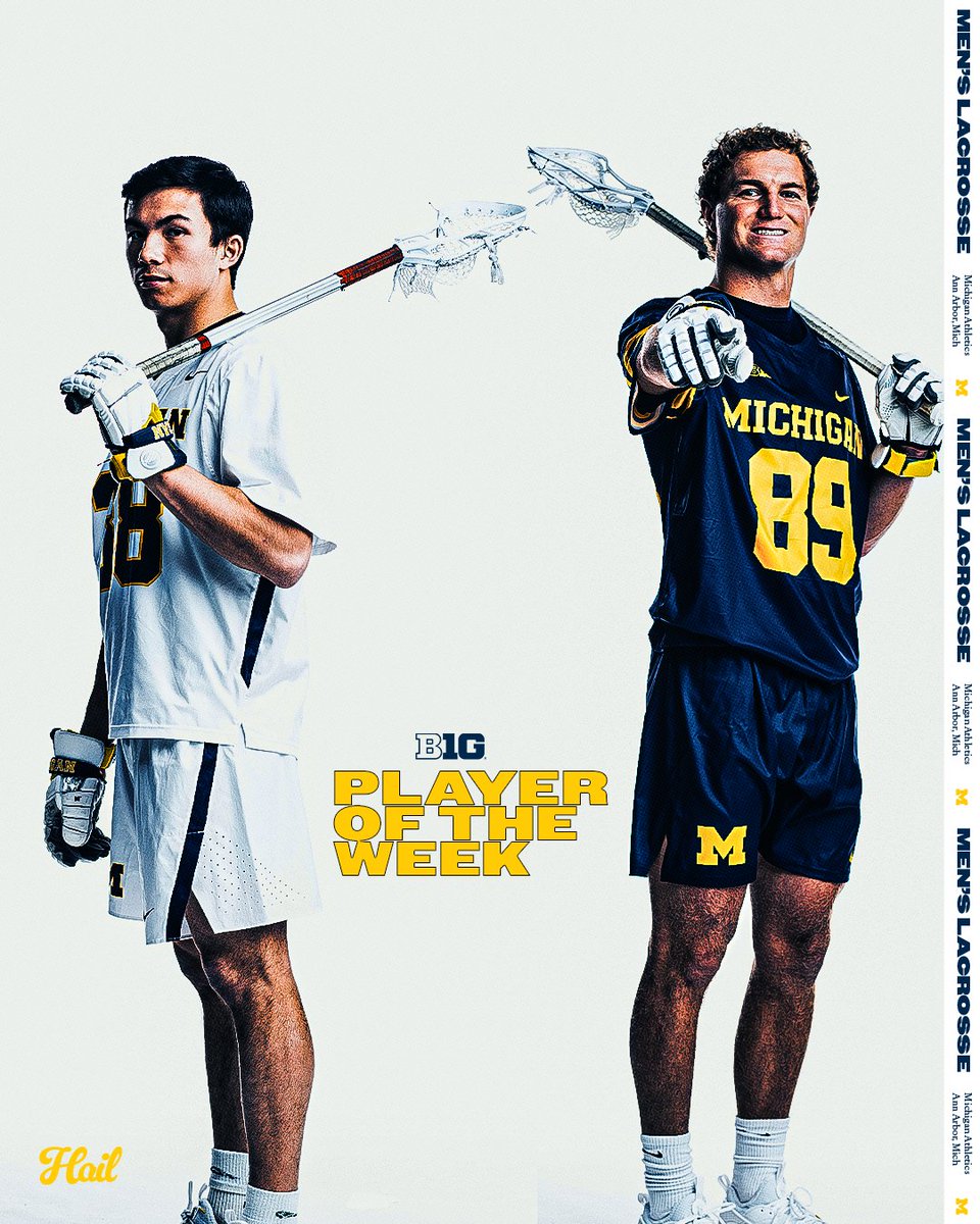 𝗕𝗜𝗚 𝗧𝗘𝗡 𝗣𝗟𝗔𝗬𝗘𝗥𝗦 𝗢𝗙 𝗧𝗛𝗘 𝗪𝗘𝗘𝗞

ᴅᴇꜰᴇɴꜱɪᴠᴇ: Beau Pederson
ꜱᴘᴇᴄɪᴀʟɪꜱᴛ: Justin Wietfeldt

#GoBlue〽️