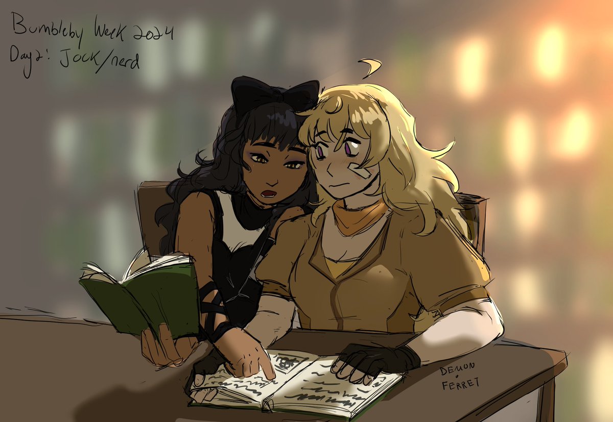 What’s this “AU” bs, they already lived the jock/nerd trope #bumblebyweek2024