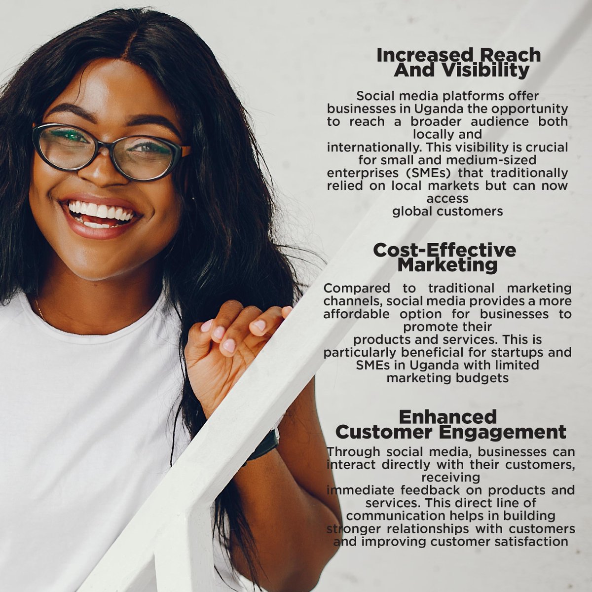 itugrowthdms's tweet photo. 🚀 Navigating the digital landscape with finesse: Social media management is becoming the backbone of business growth in Uganda. 🇺🇬 #DigitalUganda #SocialMediaSuccess #SocialMediaUganda #UgandaBusinessGrowth #DigitalRiseUG #SMManagementUG #EntrepreneurshipUG #DigitalUganda https://t.co/2EM24Vj352