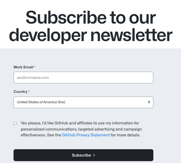 Get tips, technical guides, and best practices. Twice a month with the #Github Insiders newsletter. Right in your inbox. 👉 resources.github.com/newsletter/