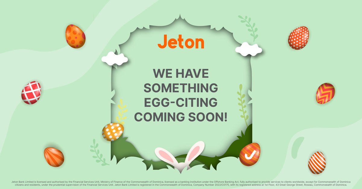 We have something EGG-citing coming soon! 🐇 Follow Jeton on Instagram (instagram.com/jetonwallet/) and get ready for a fun and rewarding hunt 🎁 #comingsoon #eastergiveaway #easterhunt #egghunt #jetonwallet #giveaway #ewallet #onlinepayments