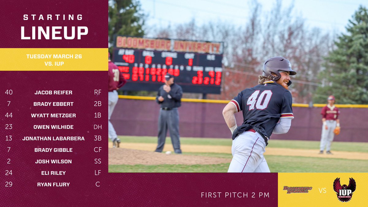 Bloomsburg Huskies Baseball tweet media