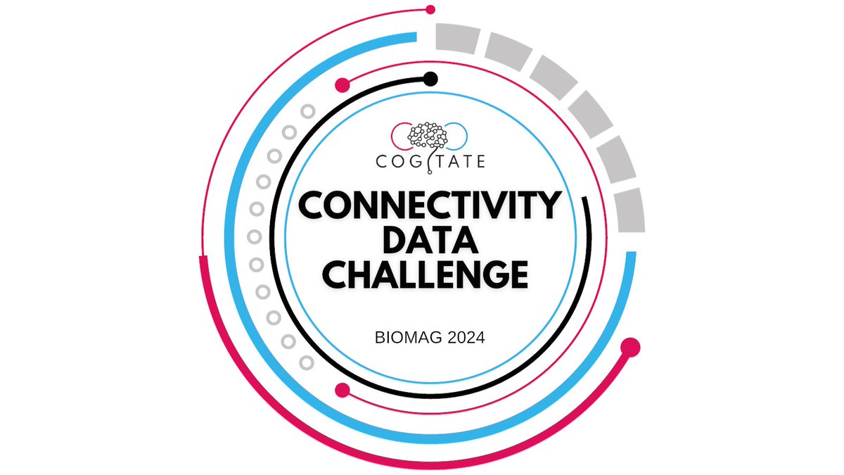 Participate in The Connectivity Data Challenge on MEG analysis at @biomag2024. It is a competition organized by the Cogitate Team @ArcCogitate. For instructions, prizes, etc see arc-cogitate.com/biomag-2024