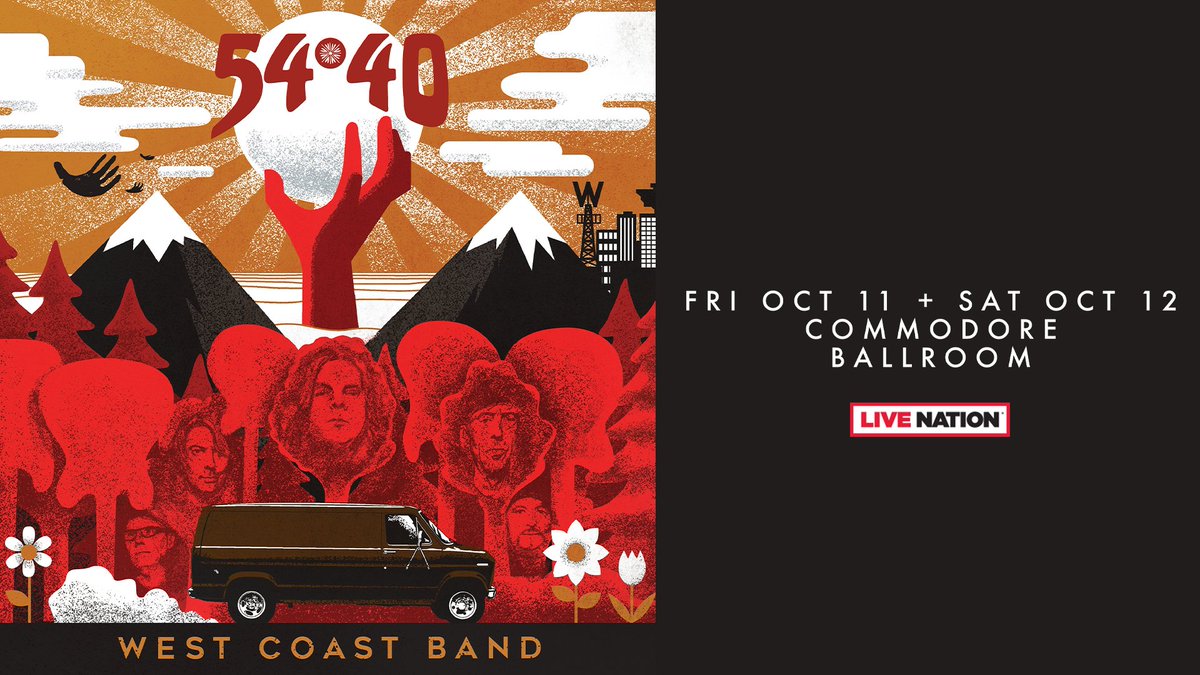 JUST ANNOUNCED: @5440 is coming to Commodore Ballroom on October 11 & 12. Tickets go on sale on Thursday at 10am (local time). Get more info here: bit.ly/4aawCPo