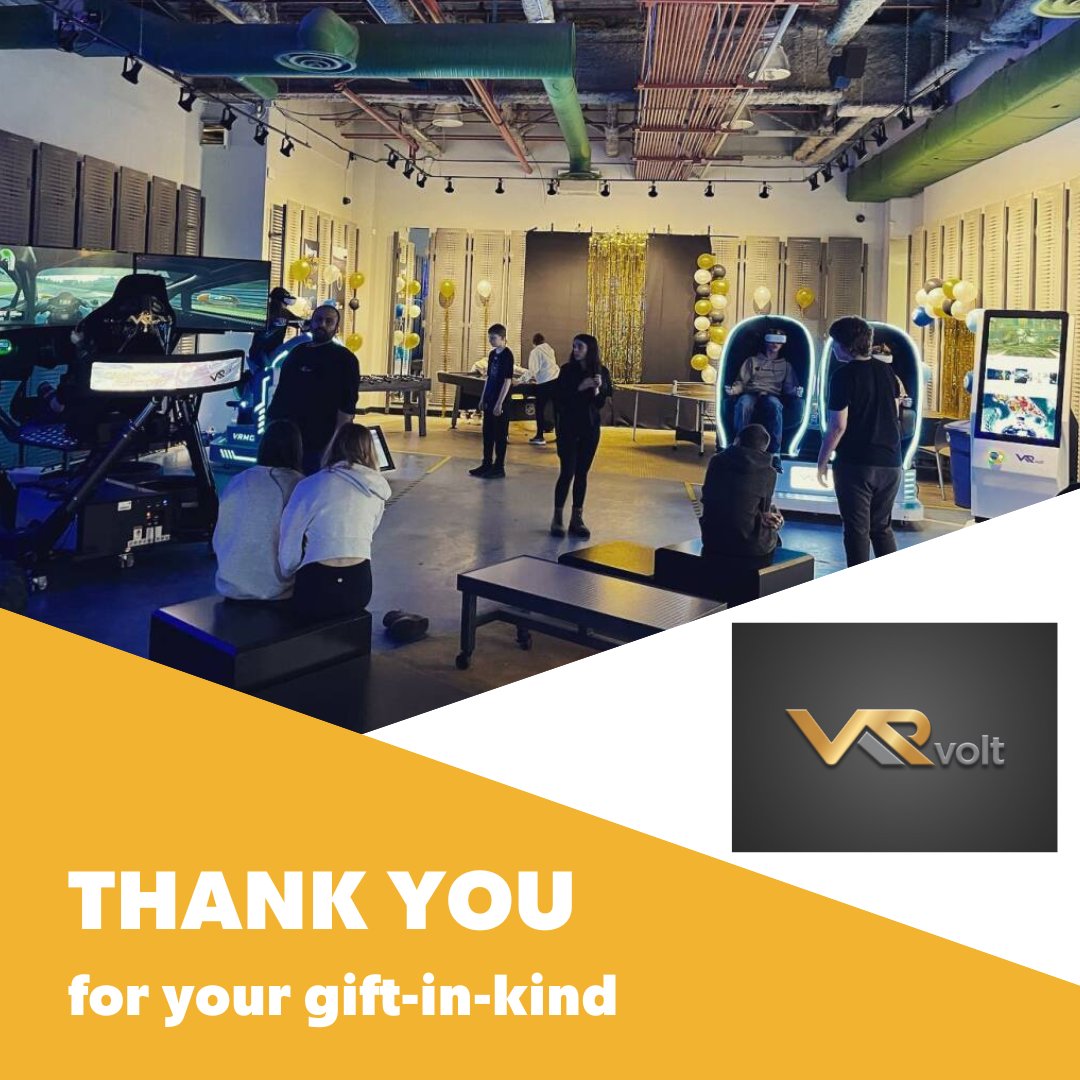 Thank you to VR Volt for donating passes for our Pink Shirt Day, Club Day, and Children First Golf Classic this year! 💙💚 Your contribution make these events so special for the children, youth, and families in our community!