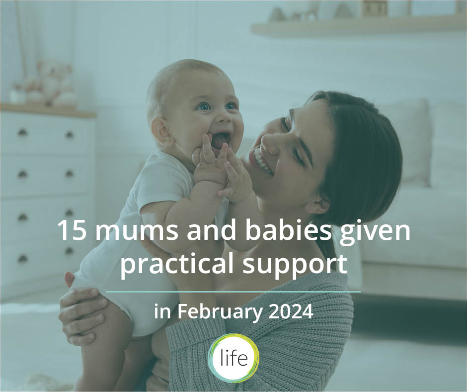 In February, we helped 15 mums (and their babies!) with free mum and baby supplies. If you or someone you know might need these, look no further 👉 lifecharity.org.uk/pregnant-need-…