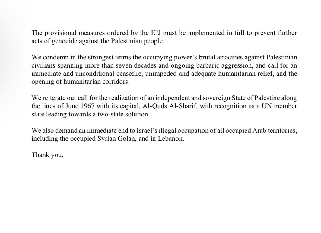 OIC group statement, delivered by Amb. @drbahmad72, during General Debate under agenda Item 7. #HRC55