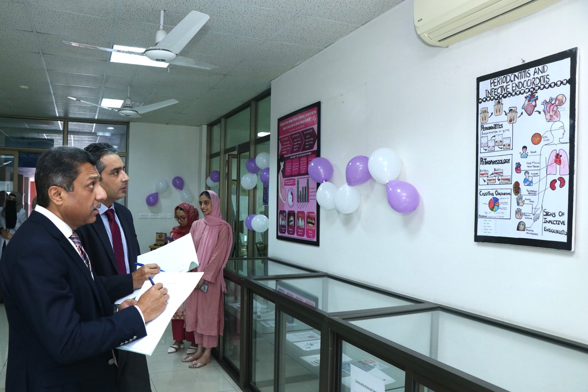 CMHLMC's tweet photo. The Department of Community &amp; Preventive Dentistry organized an incredible Poster Competition on 18th  March,2024, guided by  HOD,Dr.Asma Shakoor and her team, where students from First to Final year BDS showcased their artistic talents! https://t.co/CFseeZCqB9