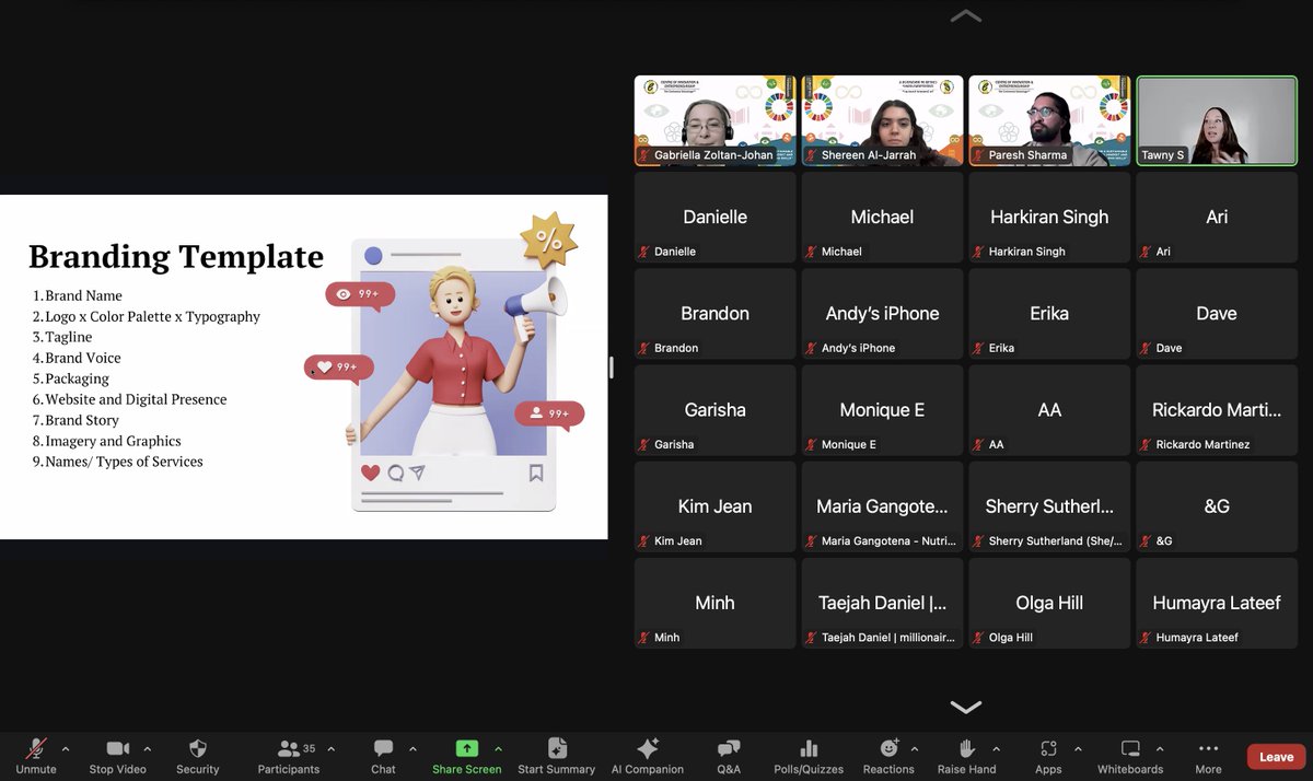 We are in another exciting session with Tawny Stephen, diving into the essentials of #branding, #marketing, #sales, and learning how #ChatGPT can elevate our strategy 💪
<a href="/CentennialEDU/">Centennial College</a> <a href="/CentennialLib/">Centennial Library & Learning Centre</a> <a href="/CentennialTBS/">Centennial Business</a> <a href="/StoryArtsCentre/">Story Arts Centre</a> <a href="/CentennialTODAY/">Centennial Part-time</a> <a href="/CentennialIE/">Centennial IE</a> <a href="/ccsai/">CCSAI</a> <a href="/guglani/">lalit guglani</a>
